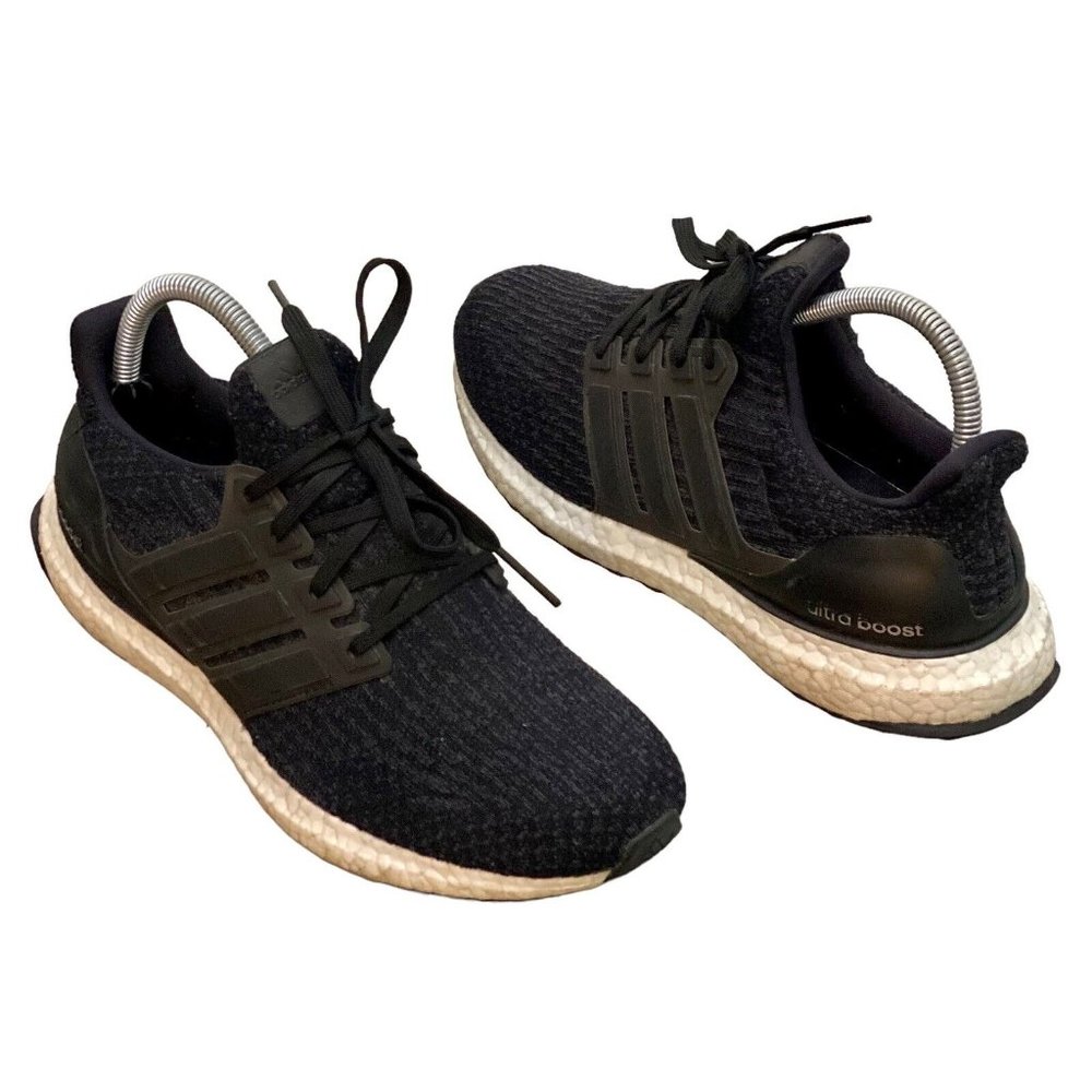 Adidas Woman’s Size 8 Ultraboost 3 S80682 Black Running‎ Shoes Sneakers